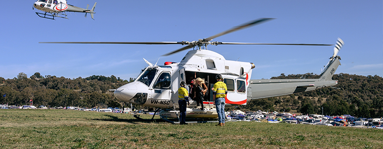Heli-transfers provide access to remote locations